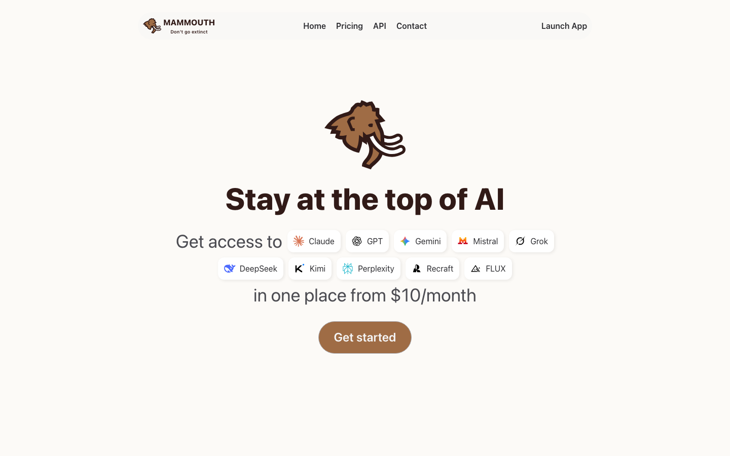 Mammouth screenshot