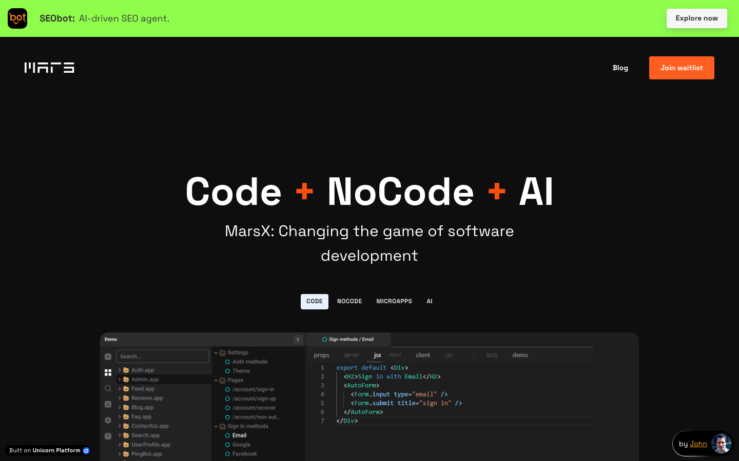 MarsX screenshot