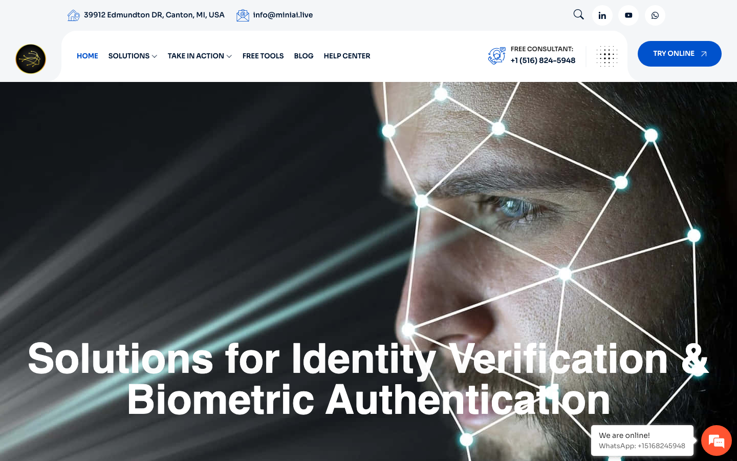 MiniAiLive Face Recognition screenshot