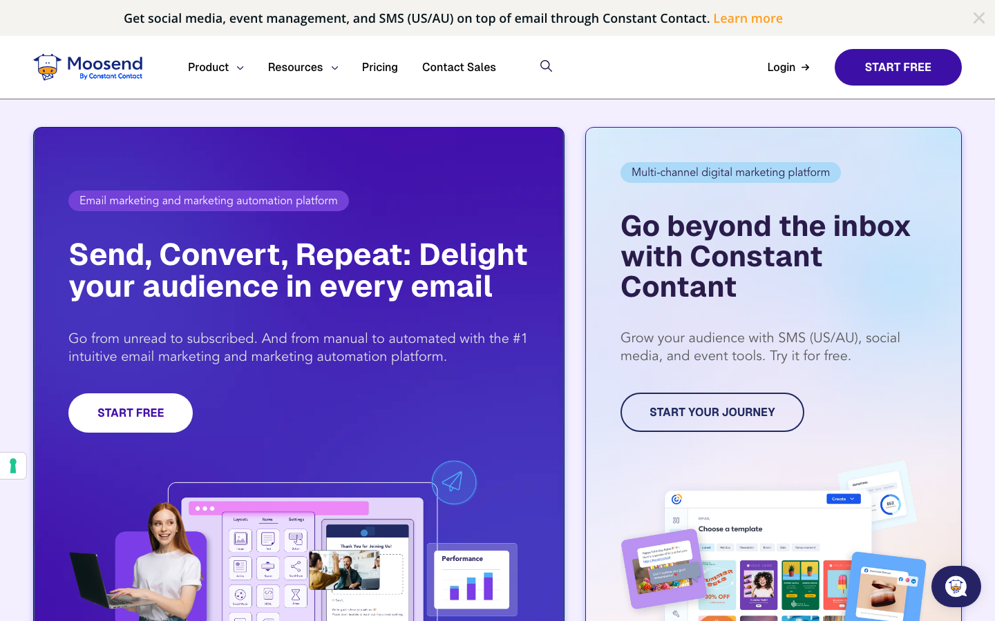 Moosend screenshot