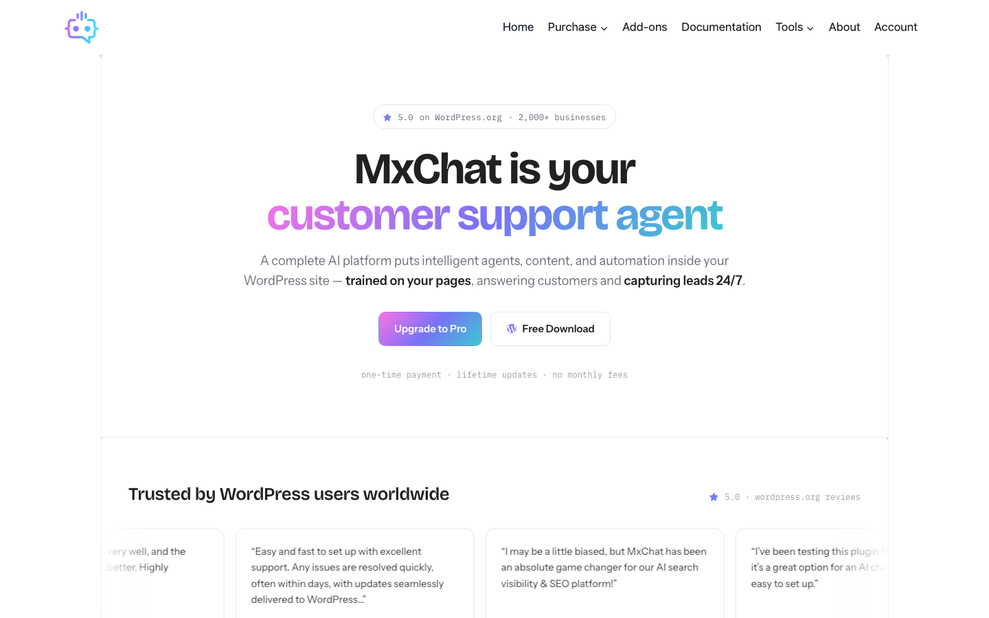 MxChat screenshot