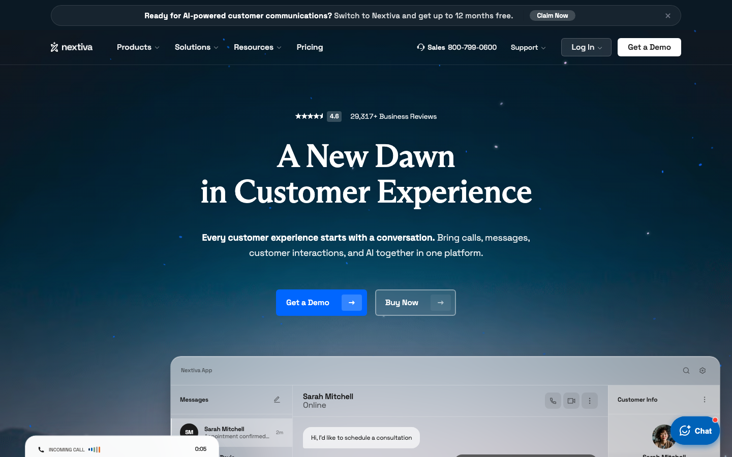 Nextiva screenshot