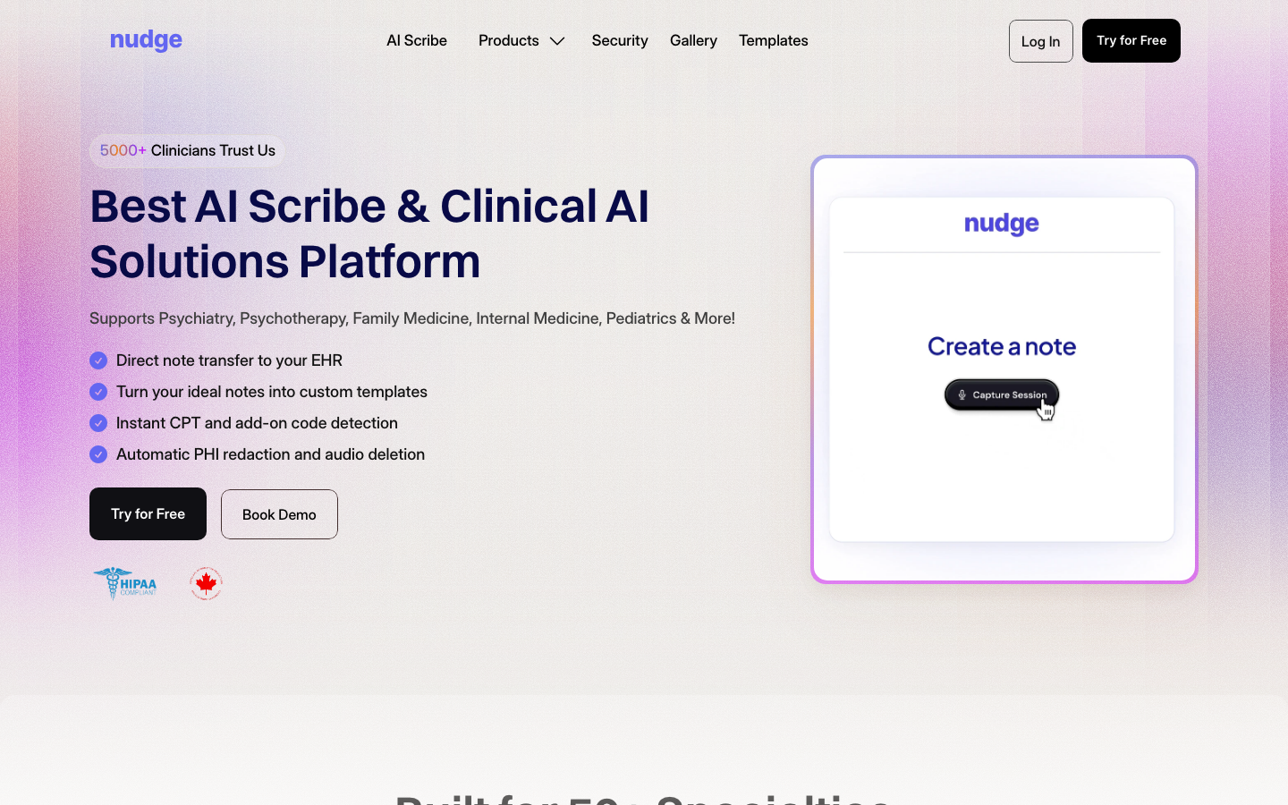 Nudge AI screenshot