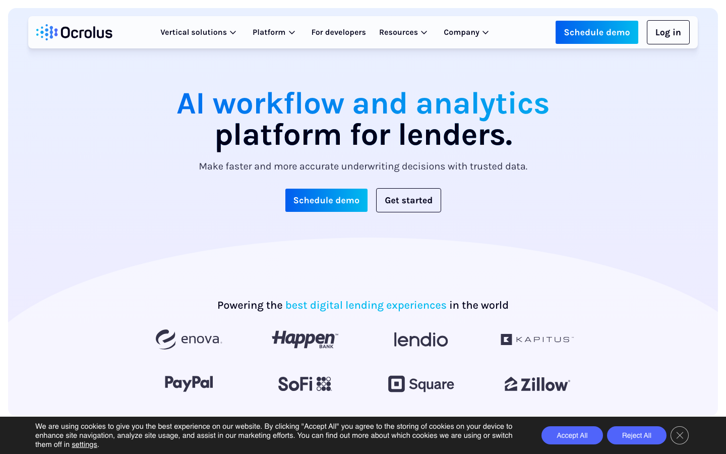 Ocrolus homepage