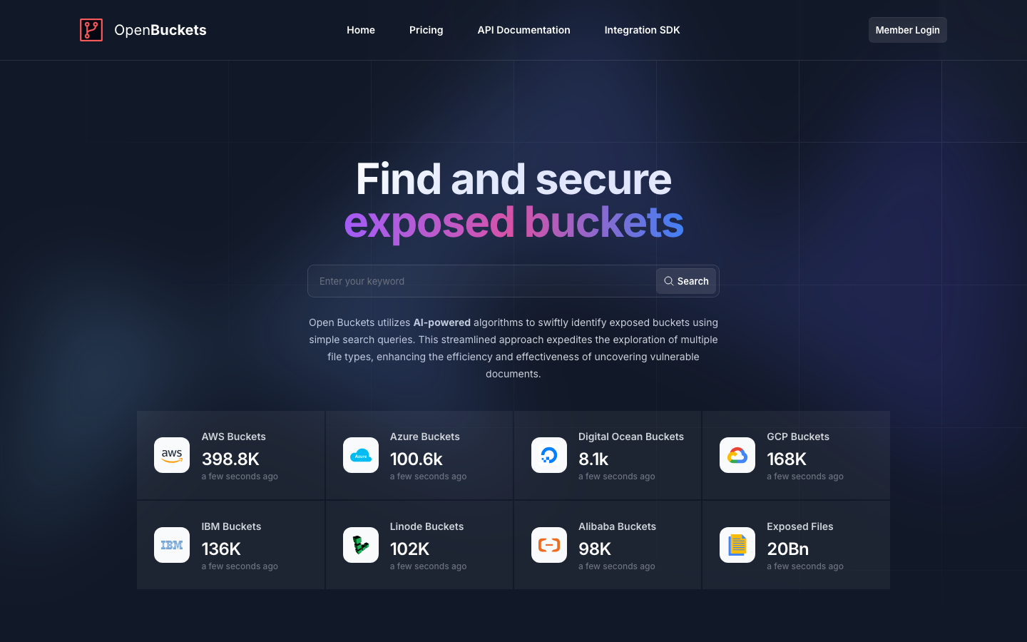 OpenBuckets screenshot
