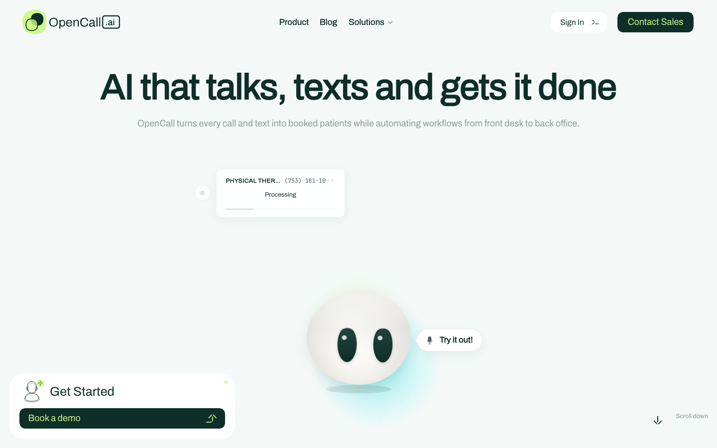 OpenCall screenshot
