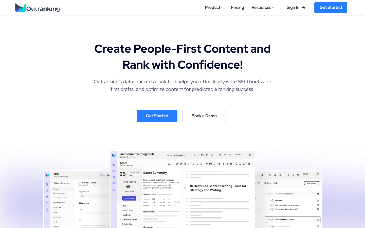 Outranking screenshot