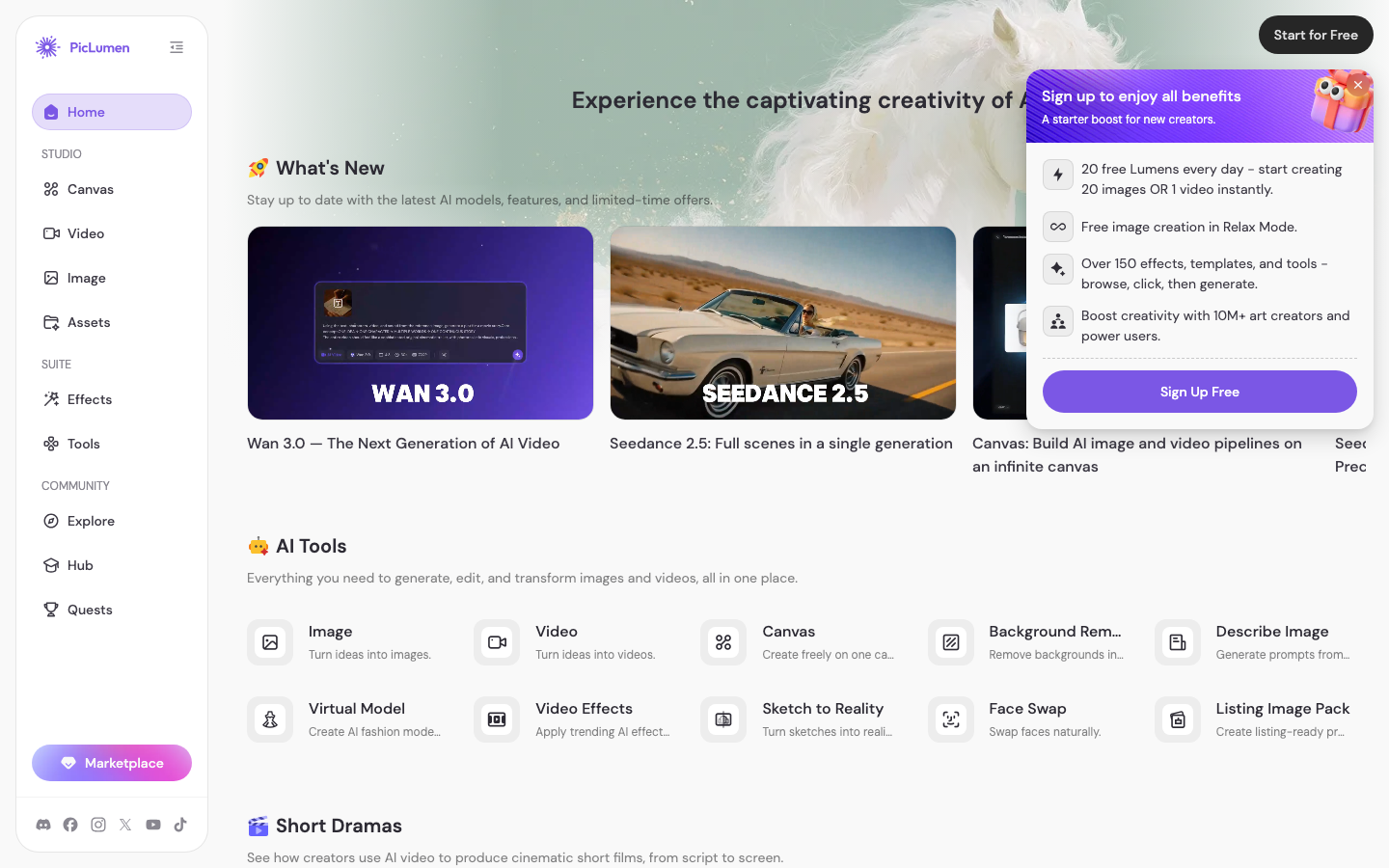 PicLumen screenshot