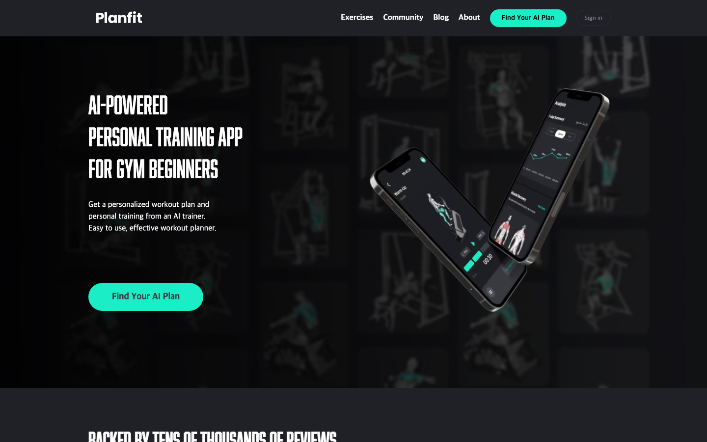 Planfit screenshot