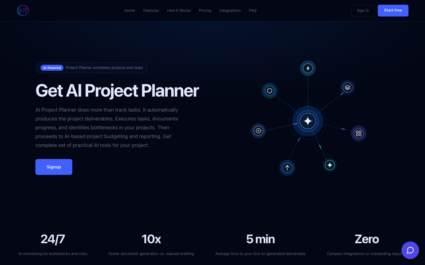 Project Planner screenshot