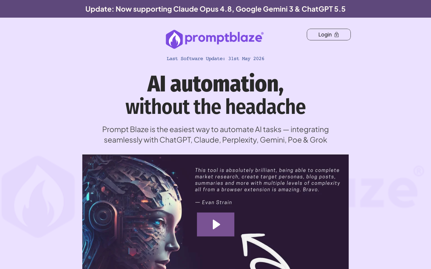Prompt Blaze screenshot