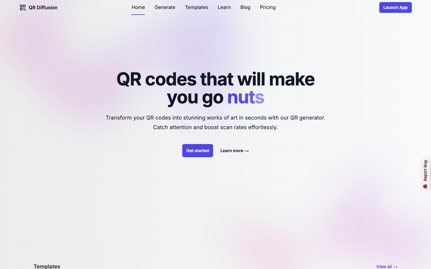 QRDiffusion screenshot