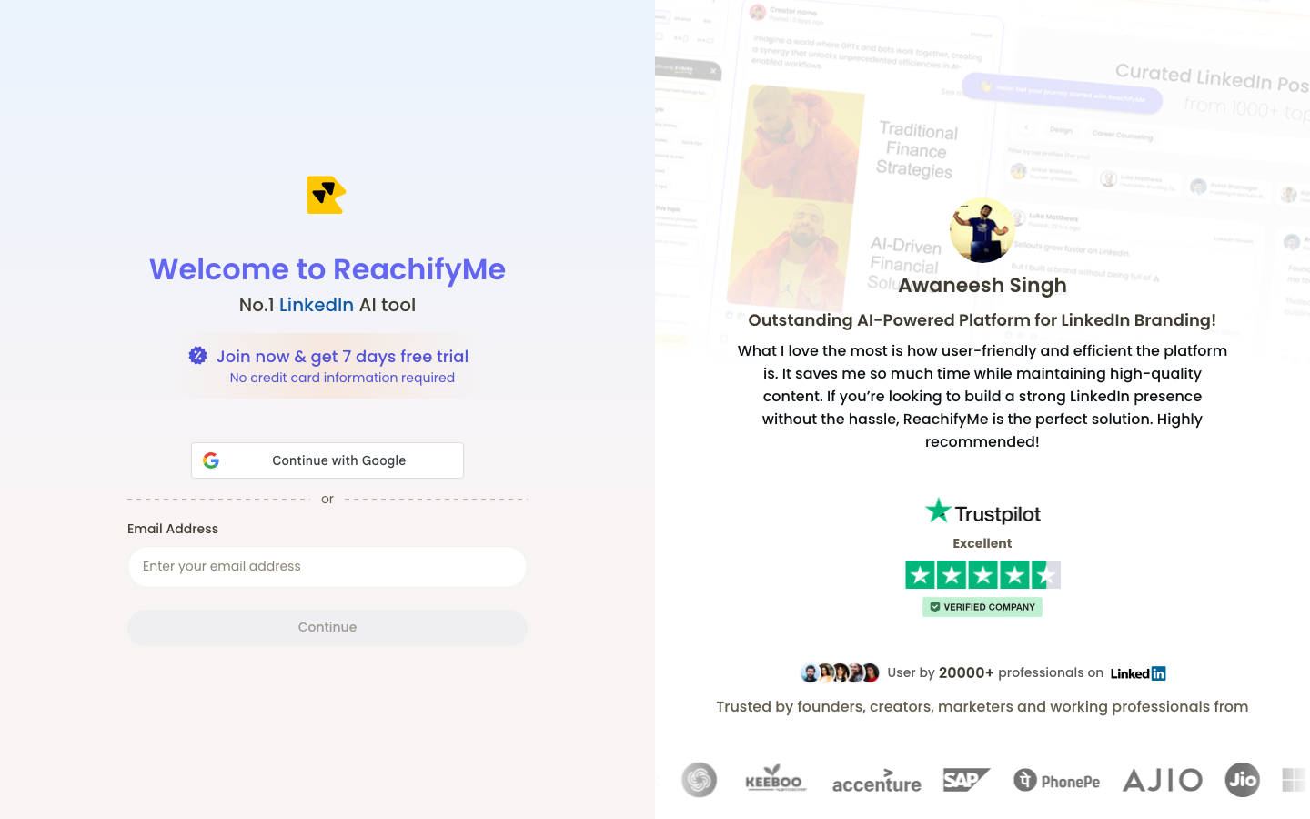 ReachifyMe screenshot