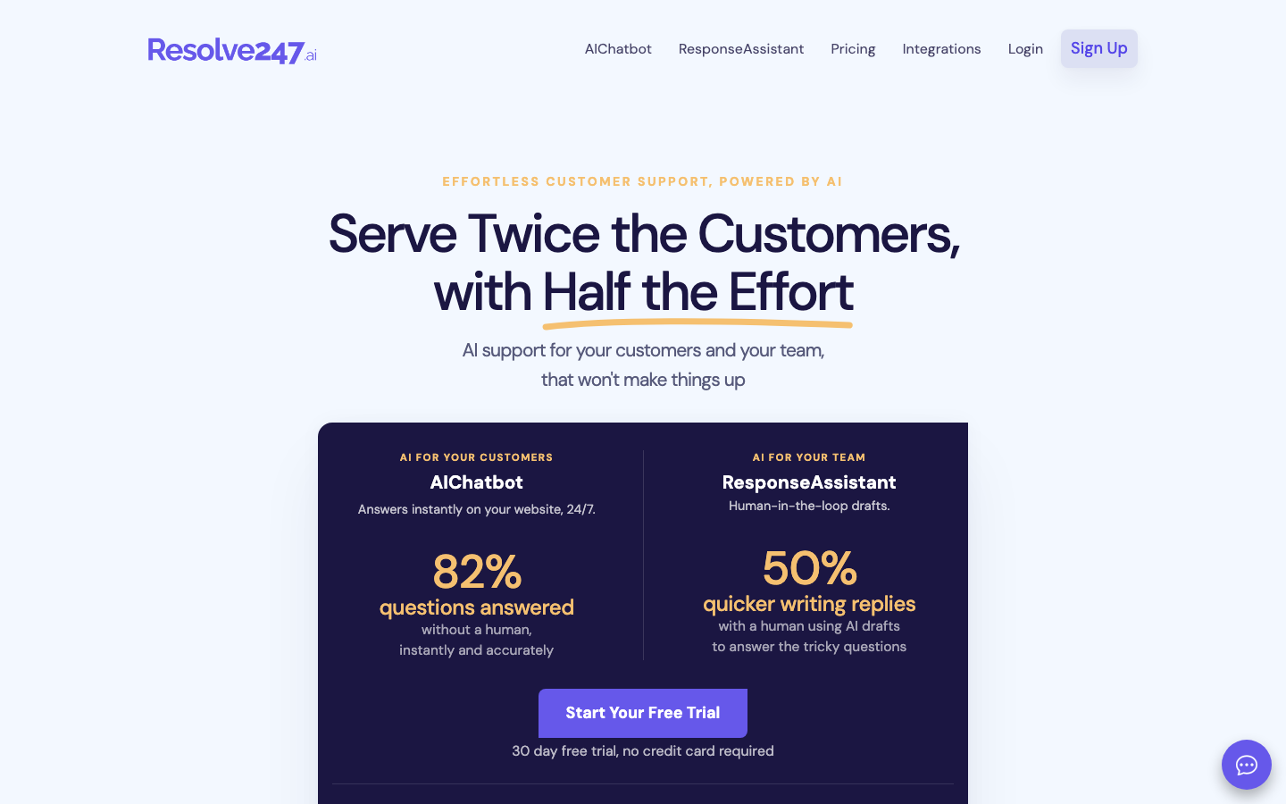 Resolve247 homepage