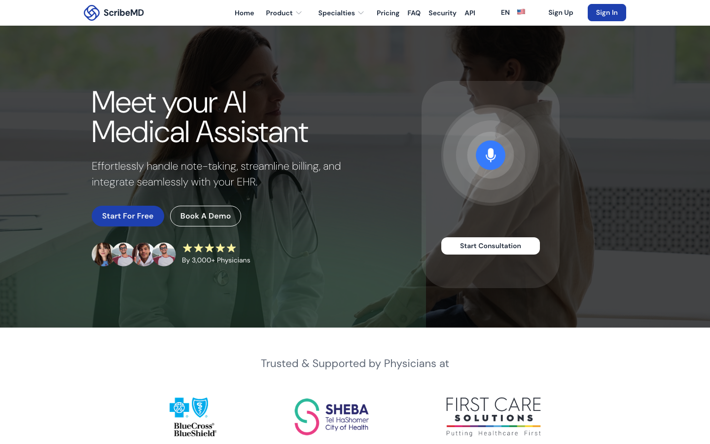 ScribeMD screenshot