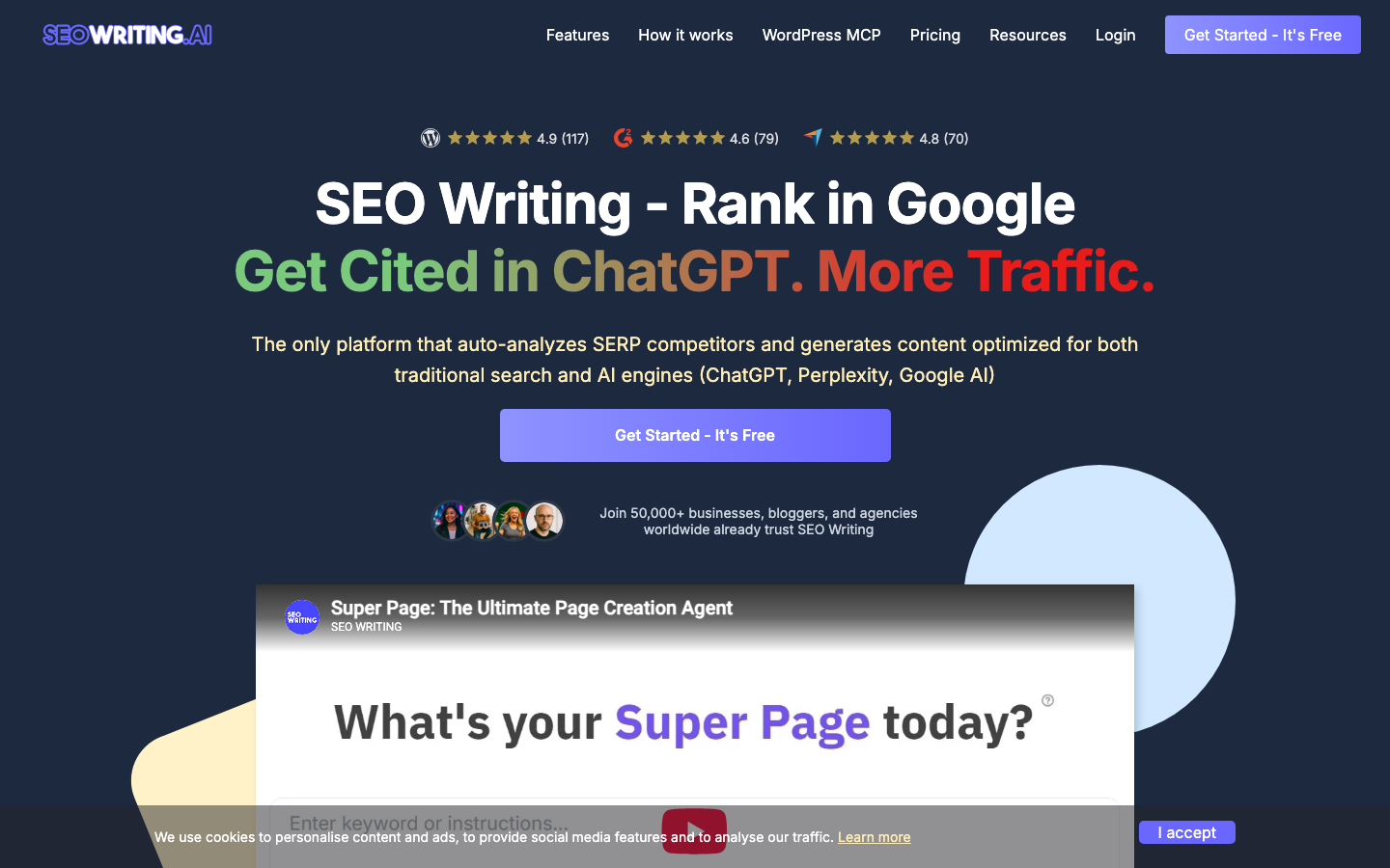 SEO Writing AI screenshot