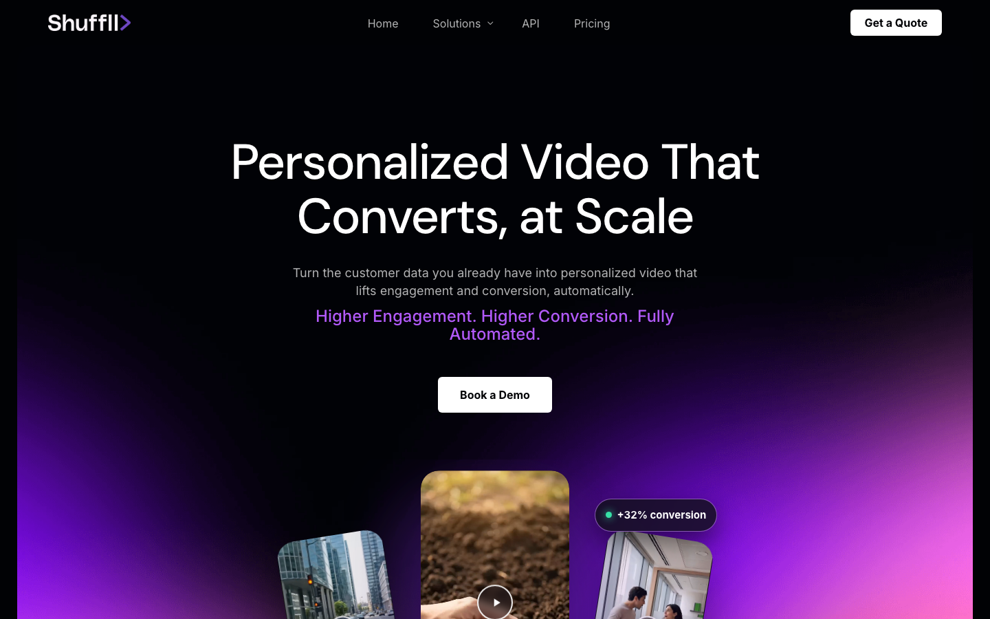 SHUFFLL homepage