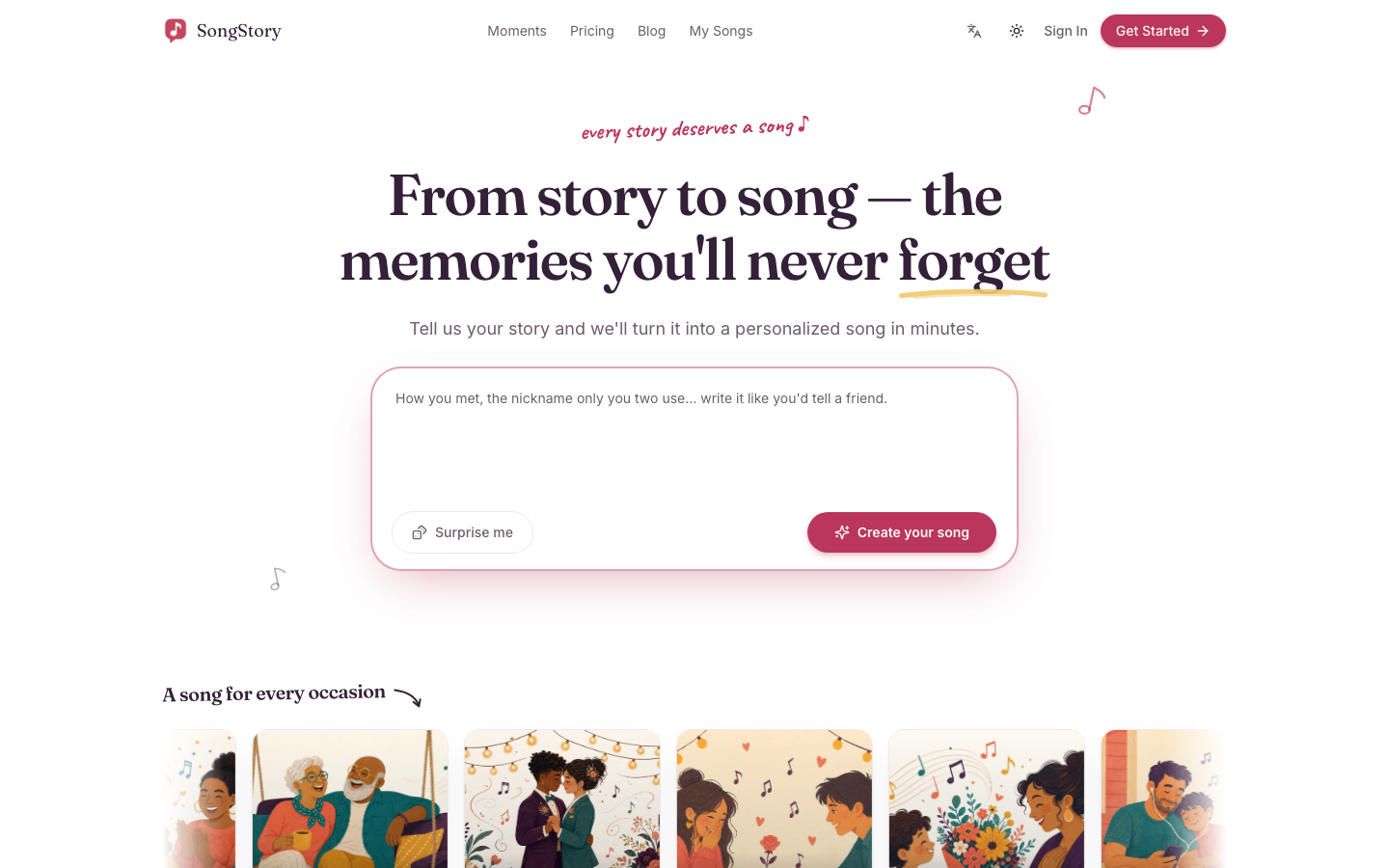 SongStory screenshot