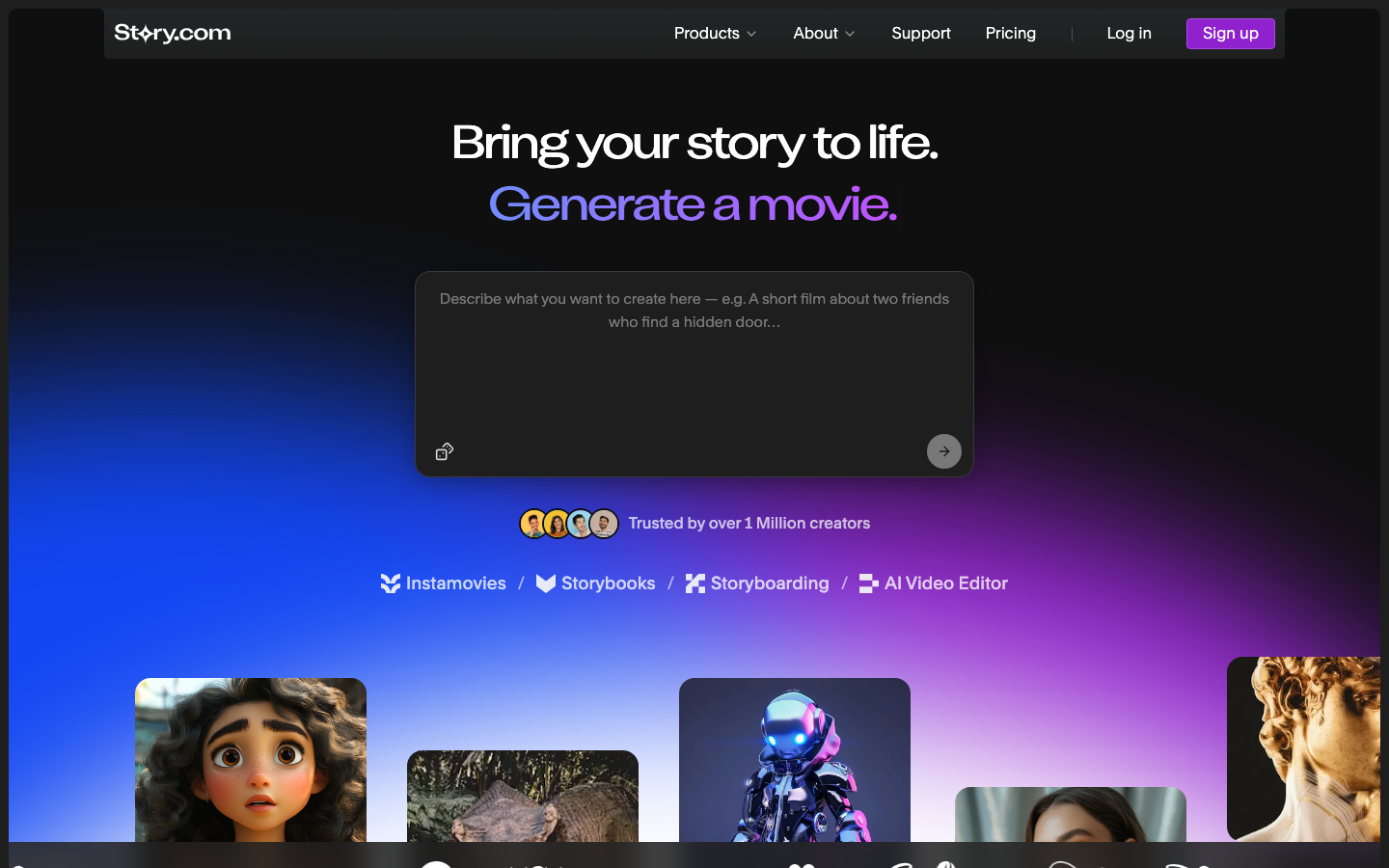 Story.com screenshot
