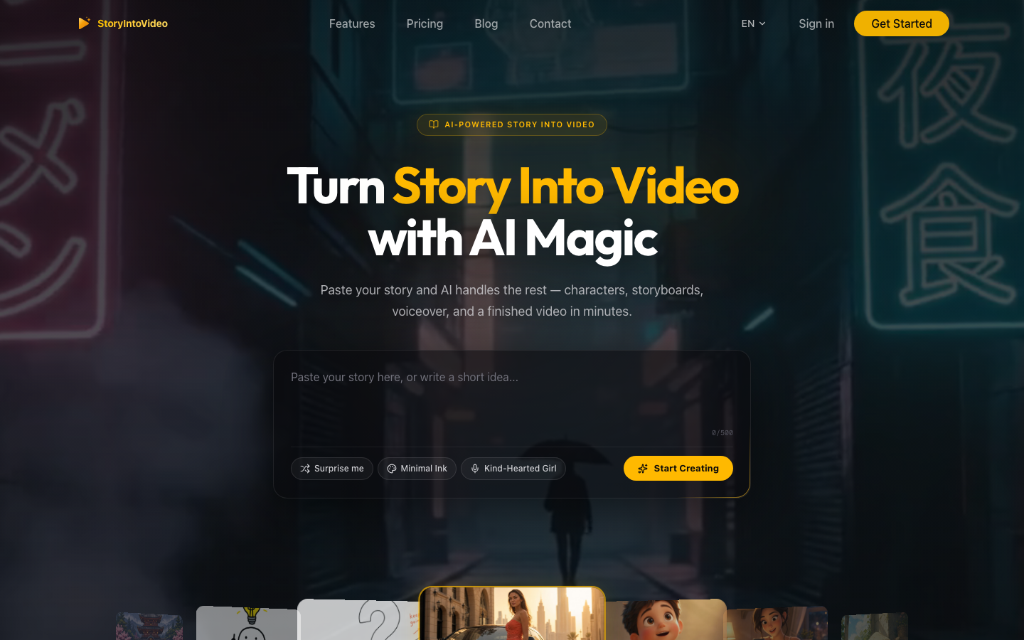 StoryIntoVideo screenshot