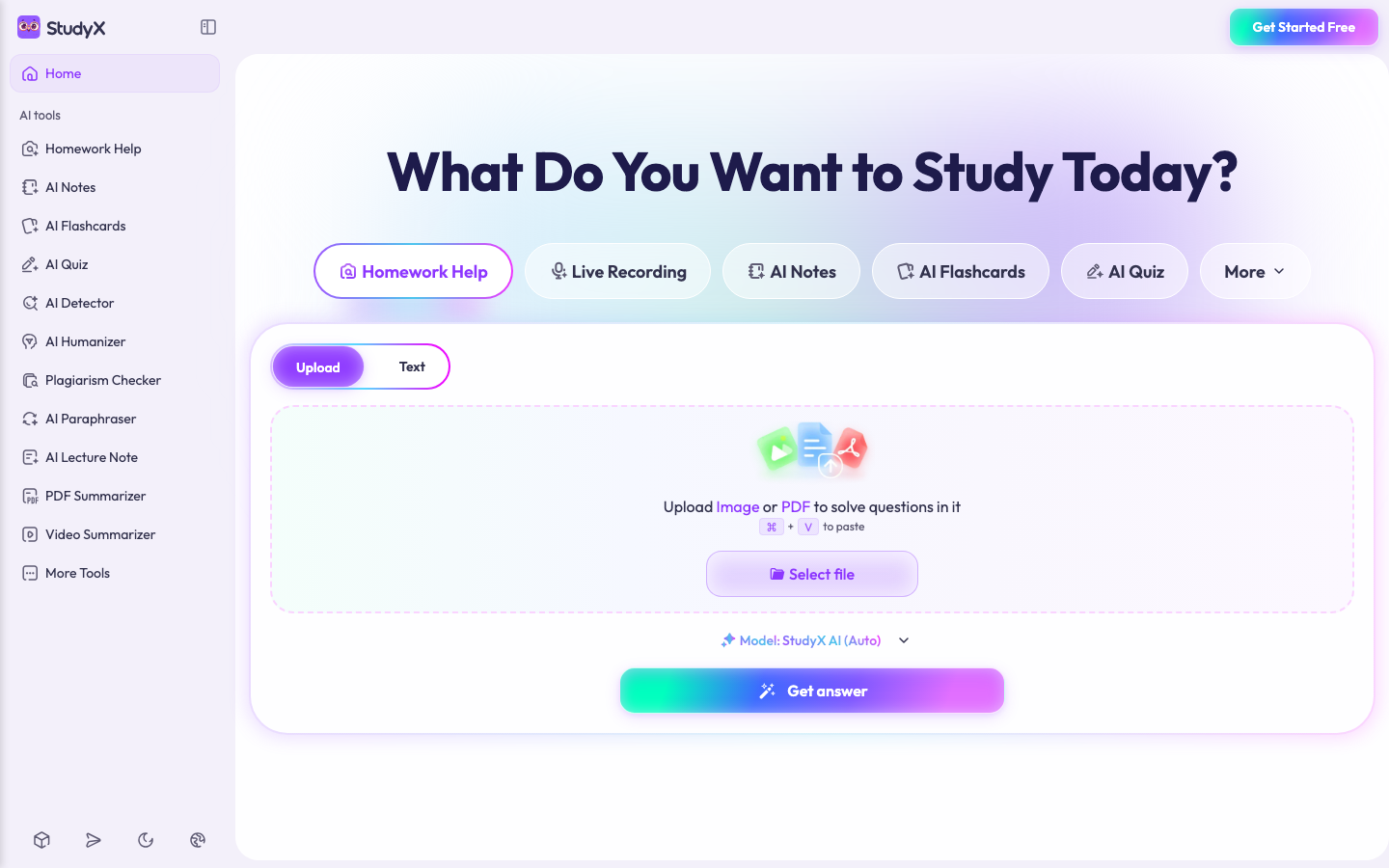 StudyX screenshot