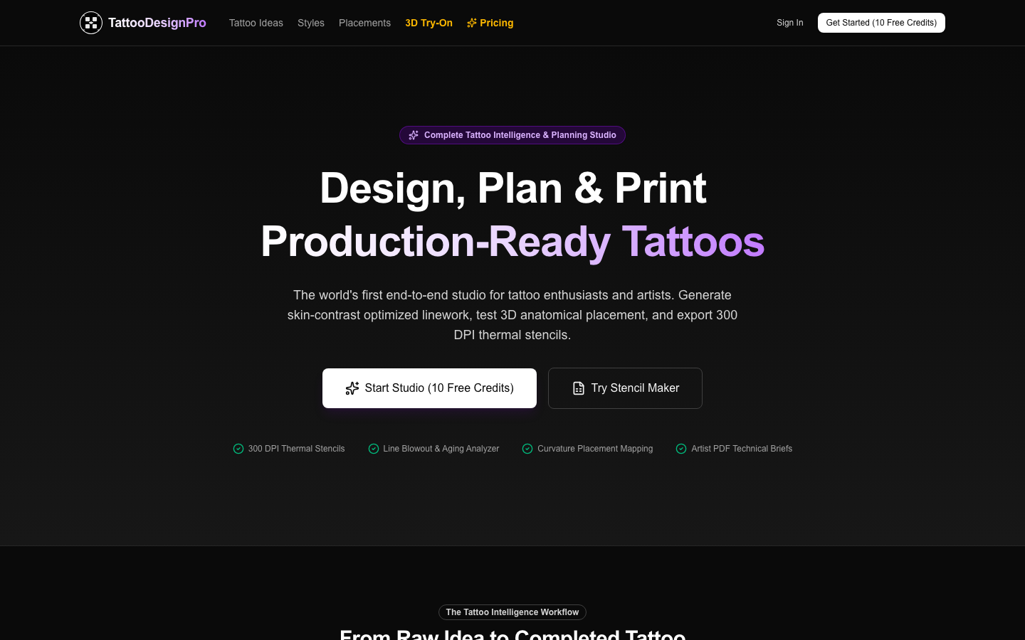 TattooDesignPro screenshot