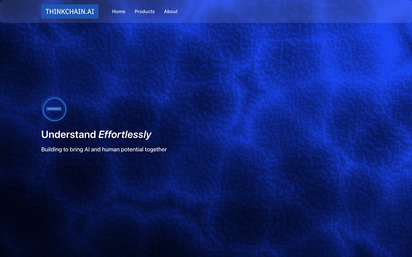 Thinkchain screenshot
