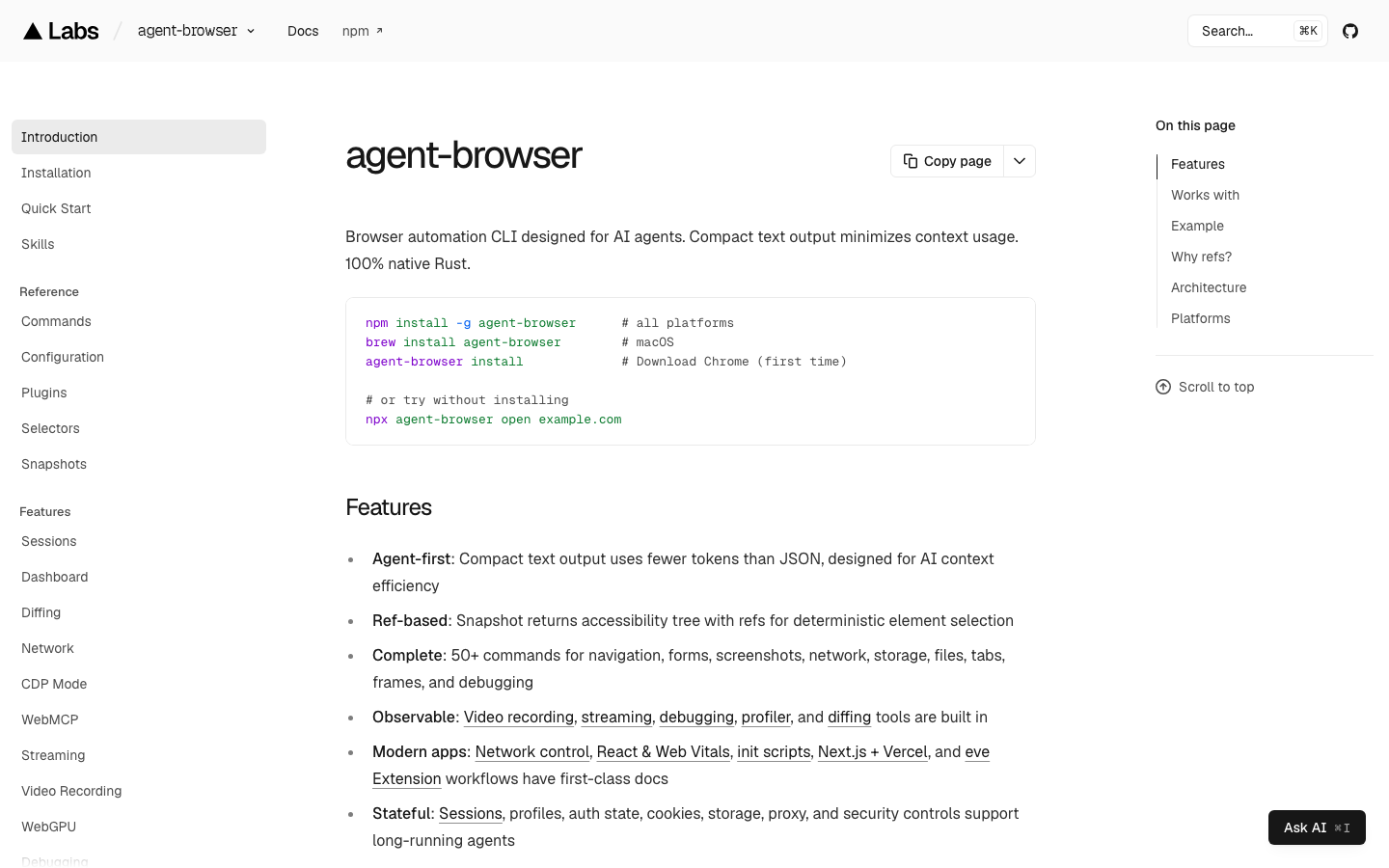 agent-browser screenshot
