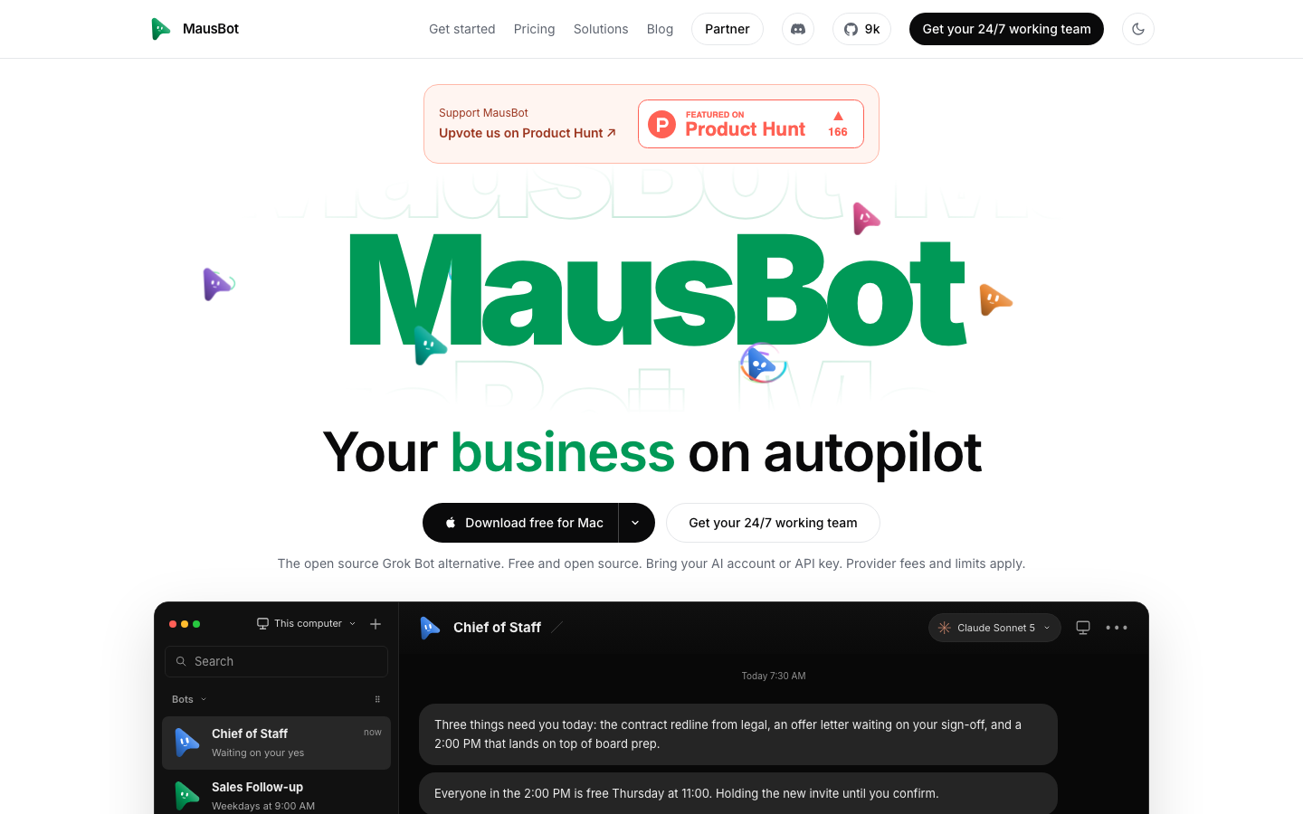 OpenMausBot screenshot