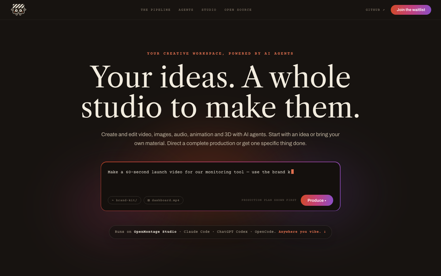 OpenMontage screenshot
