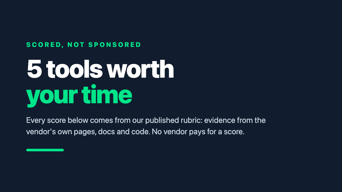 Tools worth your time